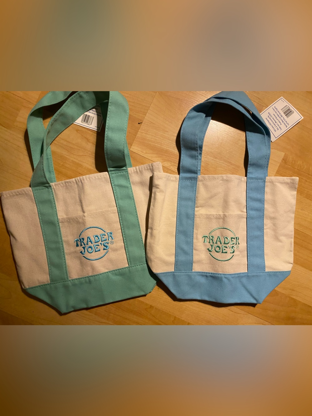 Set of 2 Trader Joe’s mini totes